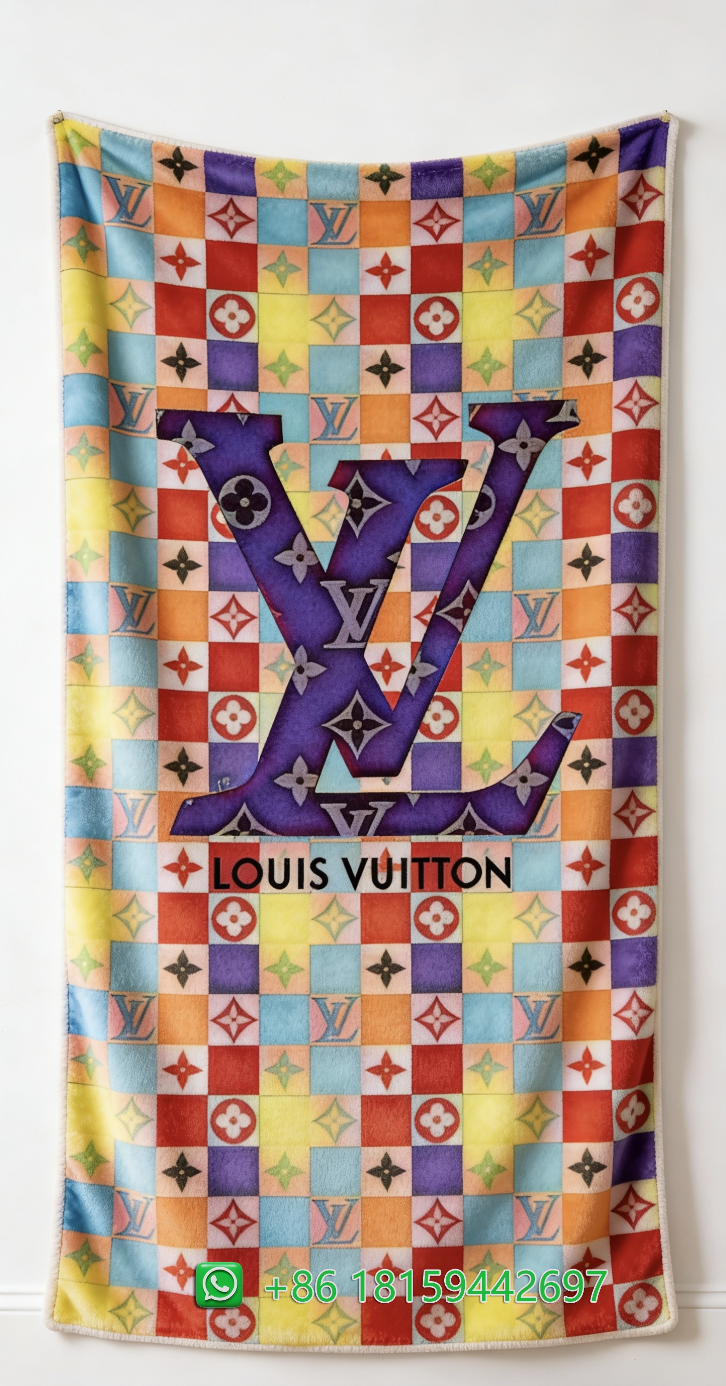Louis Vuitton Throw Blankets